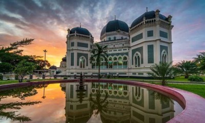 Intip Keindahan dan Kemewahan dari Masjid Raya Al Mashun 